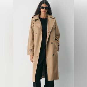 NWOT - Aritzia Babaton Finch Trench Coat, Colour - Bronze Camel, Size S